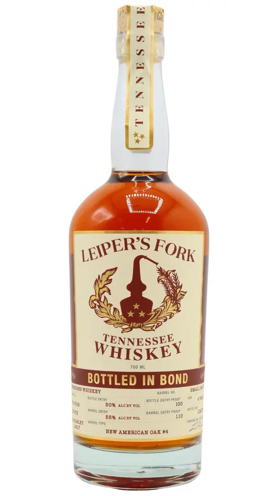 Leiper’s Fork - 4 year old Bottled In Bond Tennessee Bourbon Whiskey 70cl 50% ABV