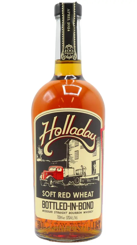 Ben Holladay - Soft Red Wheat Bottled In Bond Straight Bourbon Whiskey 70cl 50% ABV