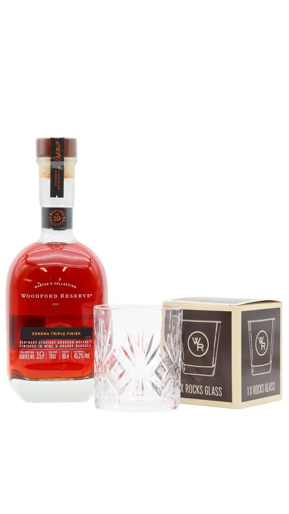 Woodford Reserve - Master's Collection Sonoma Triple Finish Kentucky Straight Bourbon Whiskey 70cl 45.2% ABV (Includes Branded Glass)