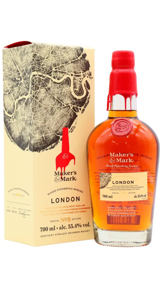 Maker's Mark - Wood Finishing Series No. 3 London Edition Kentucky Straight Bourbon Whiskey 70cl 55.4% ABV0