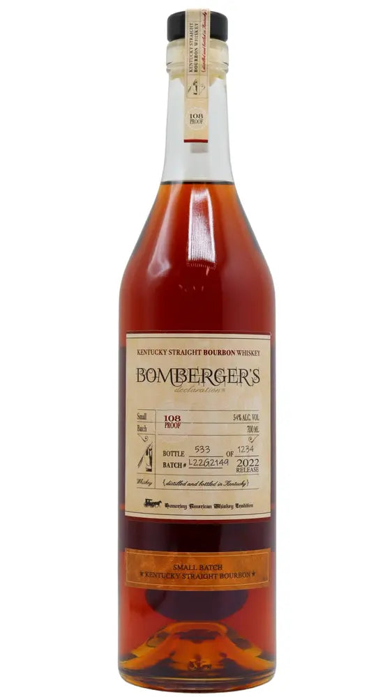 Michter's - Bomberger's Declaration 2022 Release Kentucky Straight Bourbon Whiskey 70cl 54% ABV