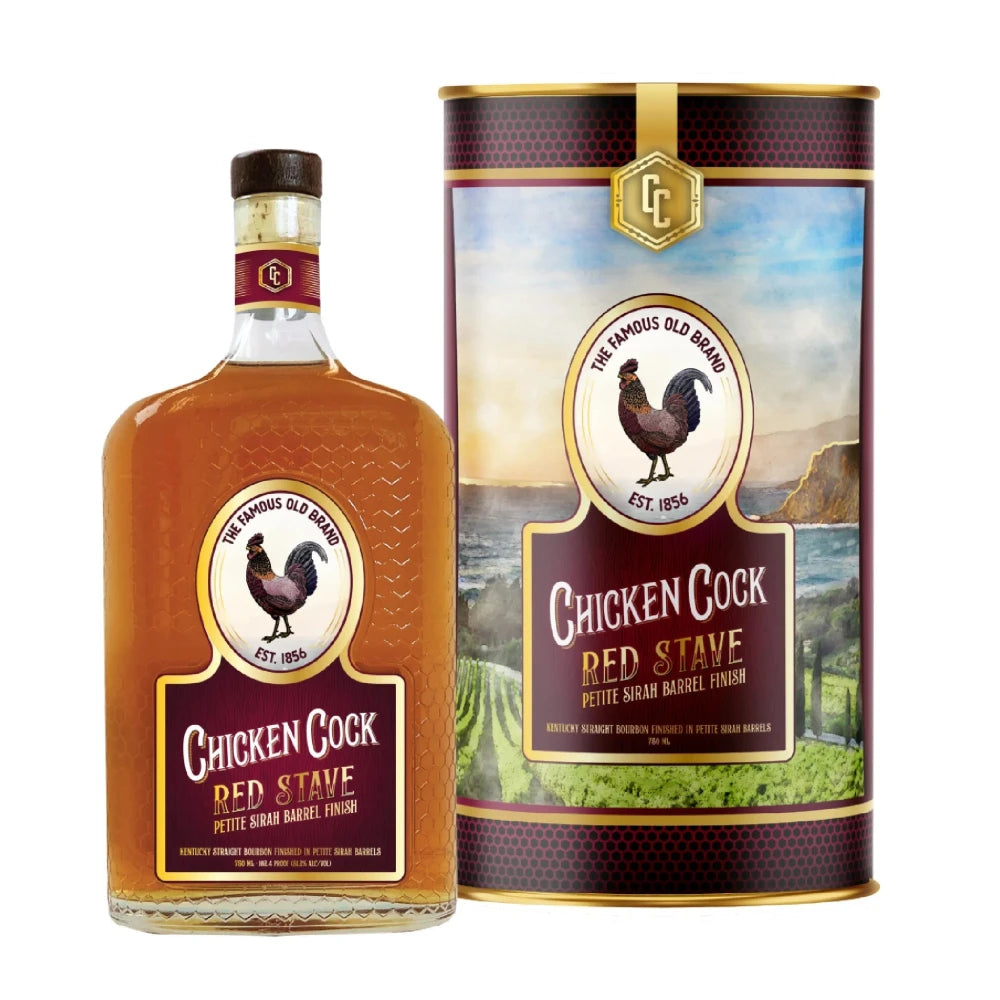 Chicken Cock Red Stave Petite Sirah Barrel Finish Kentucky Straight Bourbon Whiskey 750ml