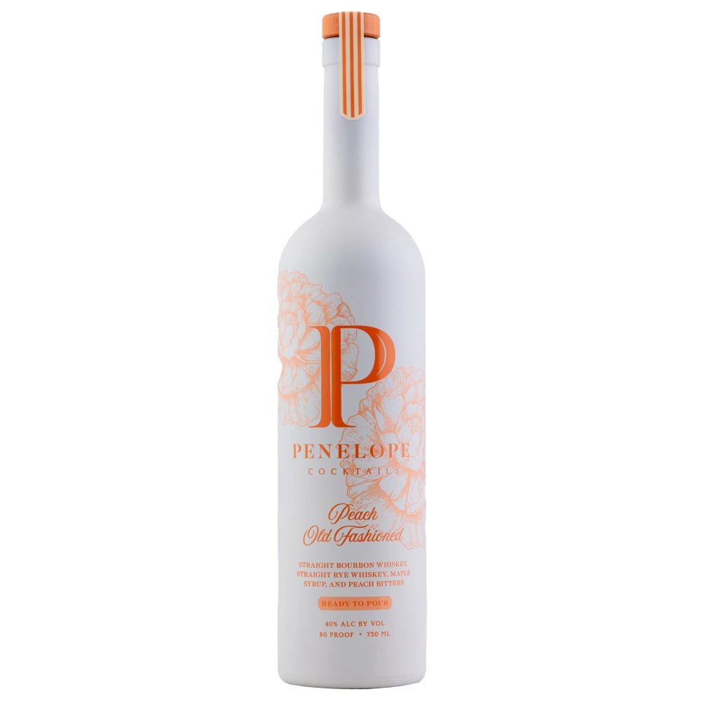 Penelope Bourbon Peach Old Fashioned – Ready to Pour Cocktail 750ml