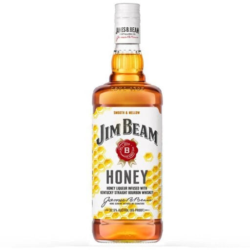 Jim Beam Honey Bourbon Whiskey 1L