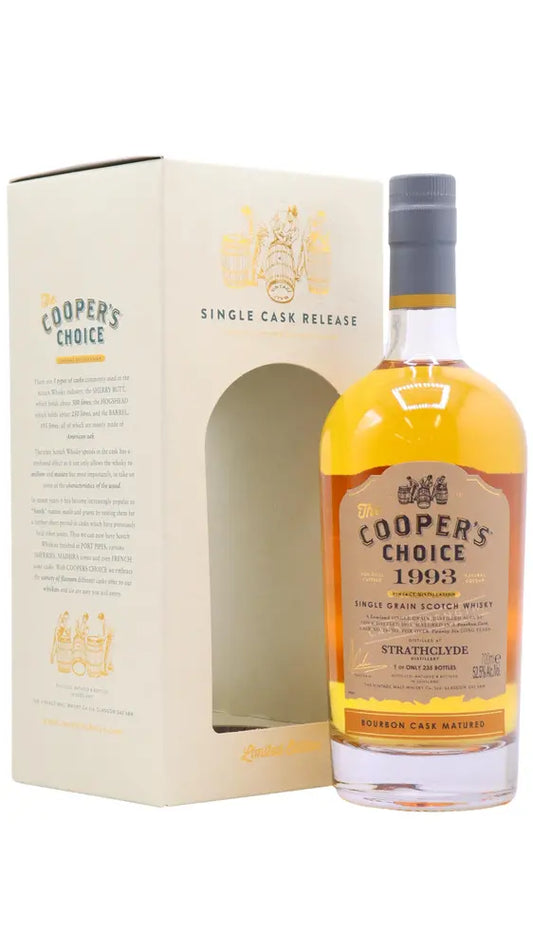 Strathclyde - 26 year old Cooper's Choice - Single Bourbon Cask #243388 1993 Whisky 70cl 52.5% ABV
