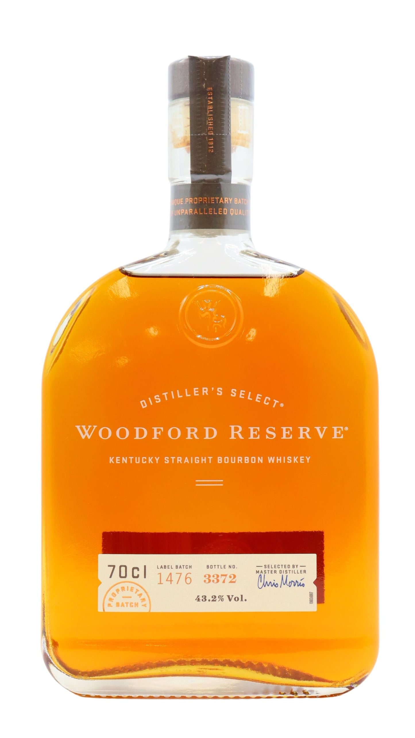 Woodford Reserve - Distiller's Select Kentucky Straight Bourbon Whiskey 70cl 43.2% ABV
