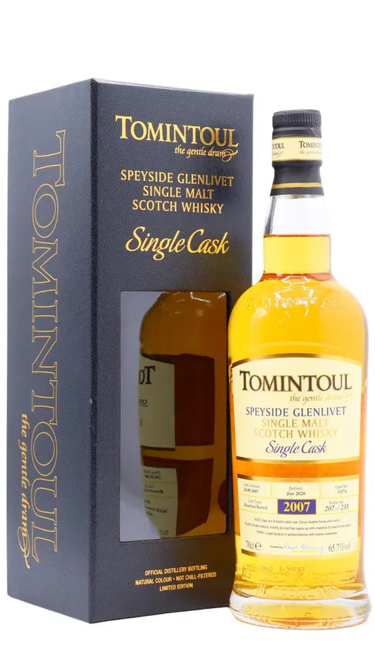Tomintoul - 12 year old Single Bourbon Cask #11574 2007 Whisky 70cl 65.7% ABV