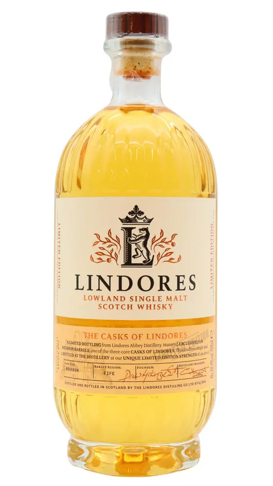 Lindores - The Casks Of Lindores - 1st Edition Bourbon Cask Lowland Single Malt Scotch Whisky 70cl 49.4% ABV