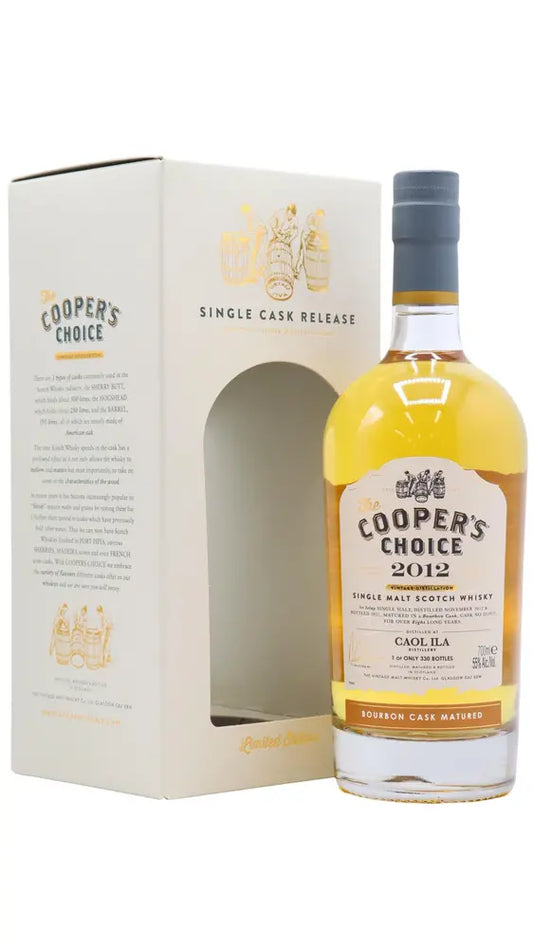 Caol Ila - 8 year old Cooper's Choice - Single Bourbon Cask #331912 2012 Whisky 70cl 55% ABV