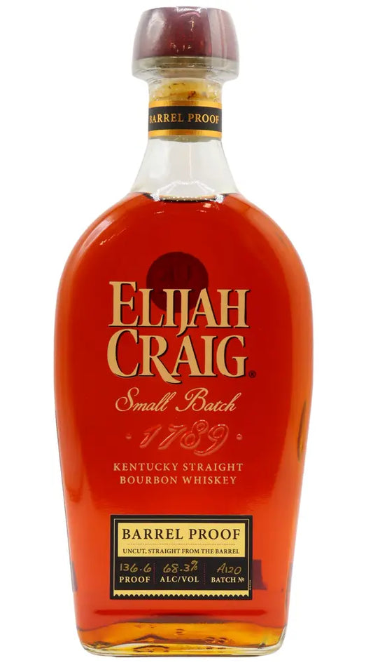 Elijah Craig - 12 year old Barrel Proof Batch A120 Kentucky Straight Bourbon Whiskey 70cl 68.3% ABV