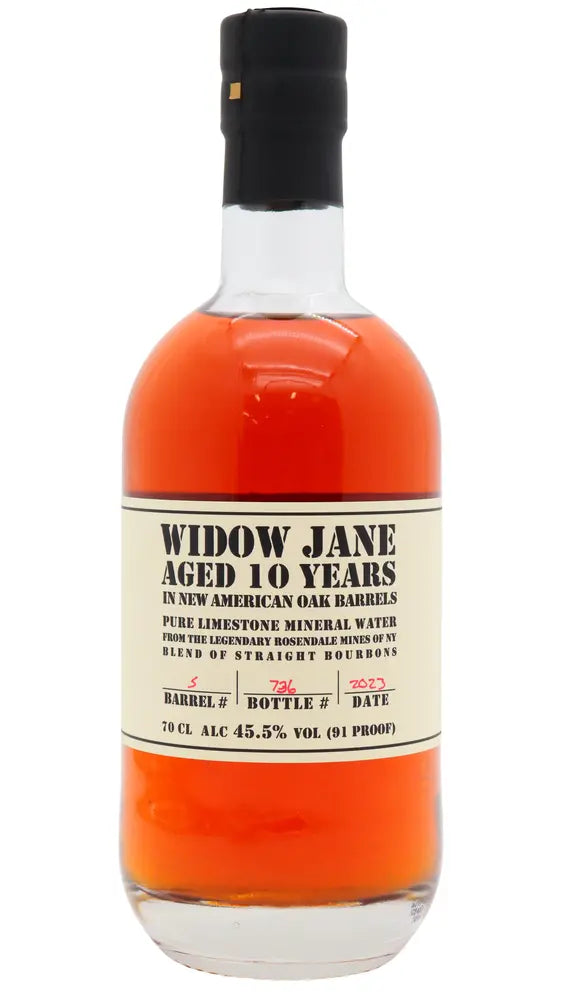 Widow Jane - 10 year old New York Single Barrel Bourbon Whiskey 70cl 45.5% ABV