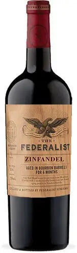 The Federalist Zinfandel Bourbon Barrel Aged 750ml
