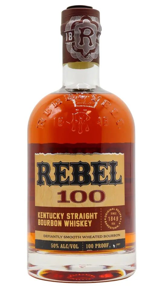 Rebel - 100% Proof Kentucky Straight Bourbon Whiskey 70cl 50% ABV