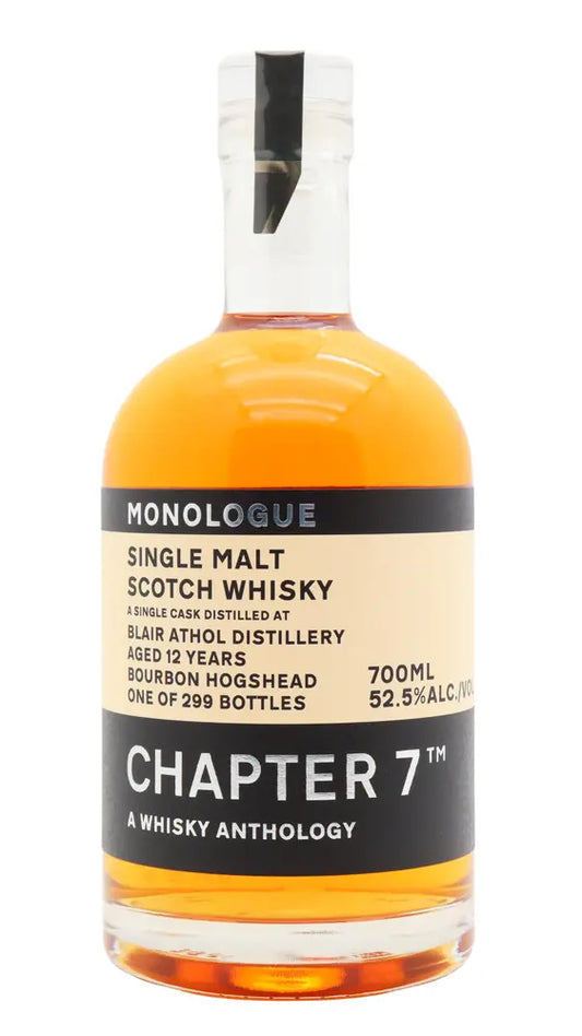 Blair Athol - 12 year old Chapter 7 - Single Ex-Bourbon Cask #301068 2009 Whisky 70cl 52.5% ABV