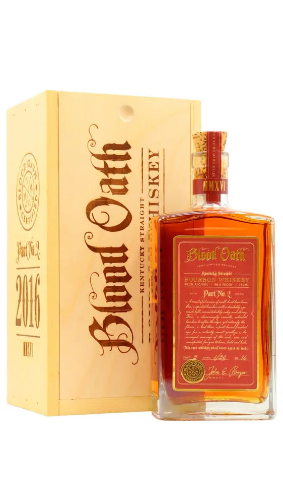 Blood Oath - Pact #2 - Kentucky Straight Bourbon Whiskey 75cl 49.3% ABV