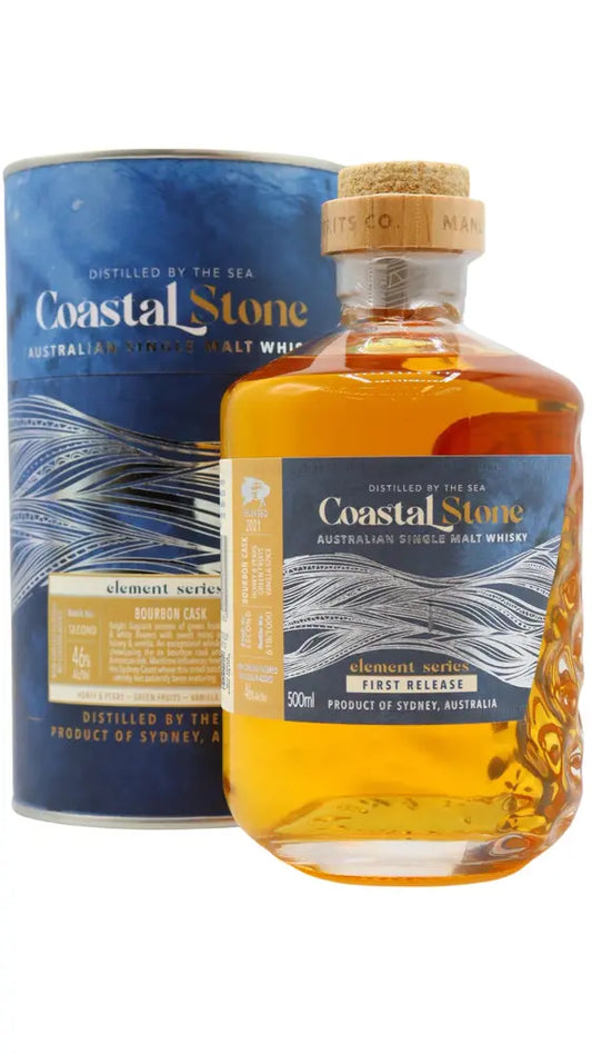 Coastal Stone - Element Series - First Release Bourbon Cask Whisky 50cl 46% ABV