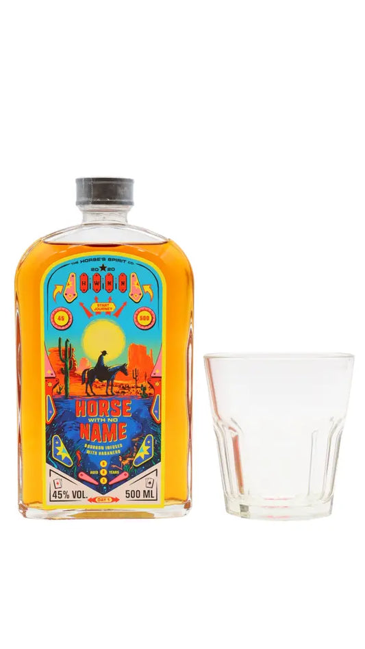 Horse With No Name - 4 year old Habanero Infused Bourbon Whiskey 50cl 45% ABV (Includes Branded Glass)