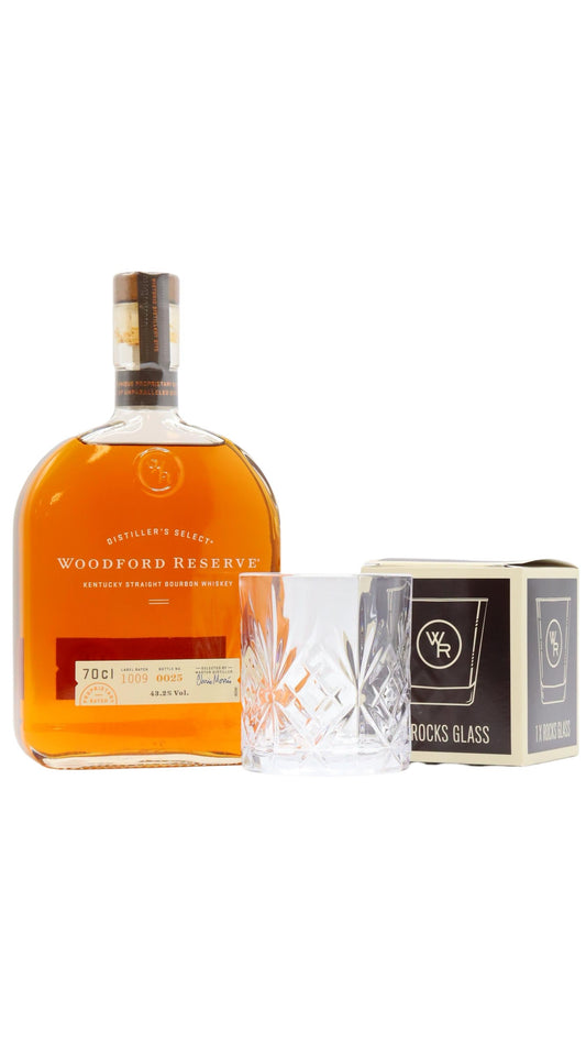 Woodford Reserve - Distiller's Select Kentucky Straight Bourbon Whiskey 70cl 43.2% ABV (Includes Branded Glass)