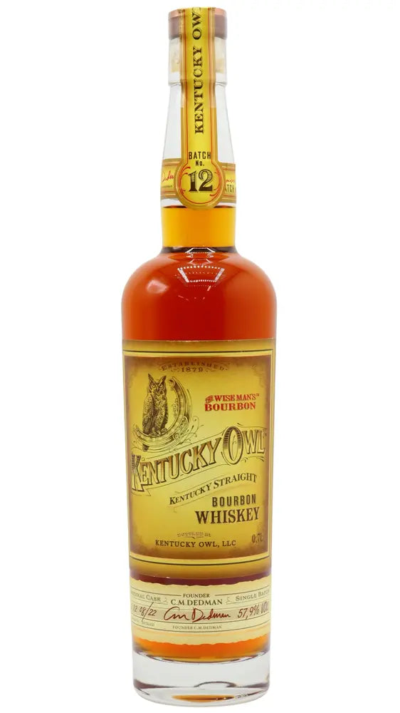 Kentucky Owl - Batch #12 Kentucky Straight Bourbon Whiskey 70cl 57.9% ABV