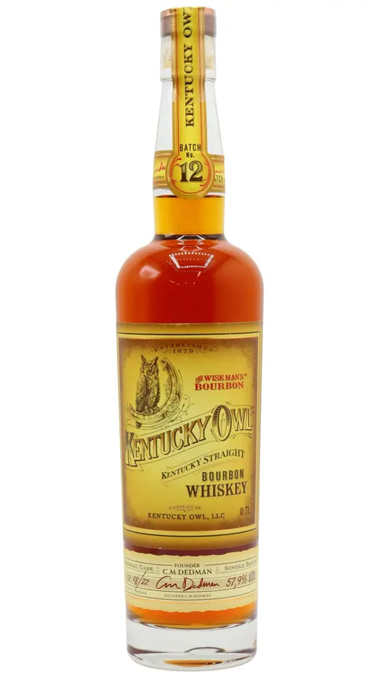 Kentucky Owl - Batch #12 Kentucky Straight Bourbon Whiskey 70cl 57.9% ABV