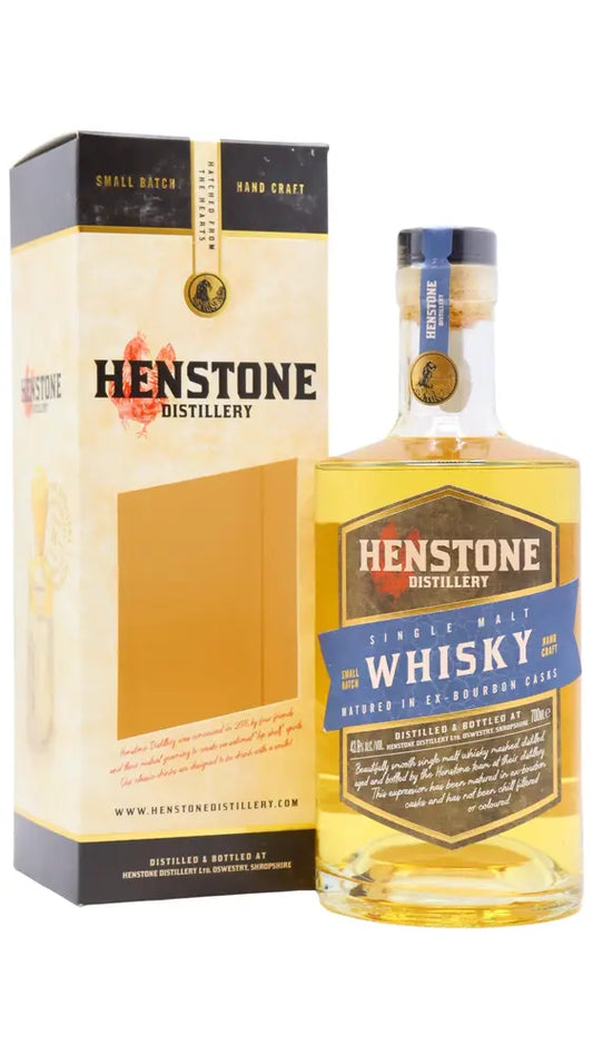 Henstone - Ex-Bourbon Cask English Single Malt Whisky 70cl 43.8% ABV