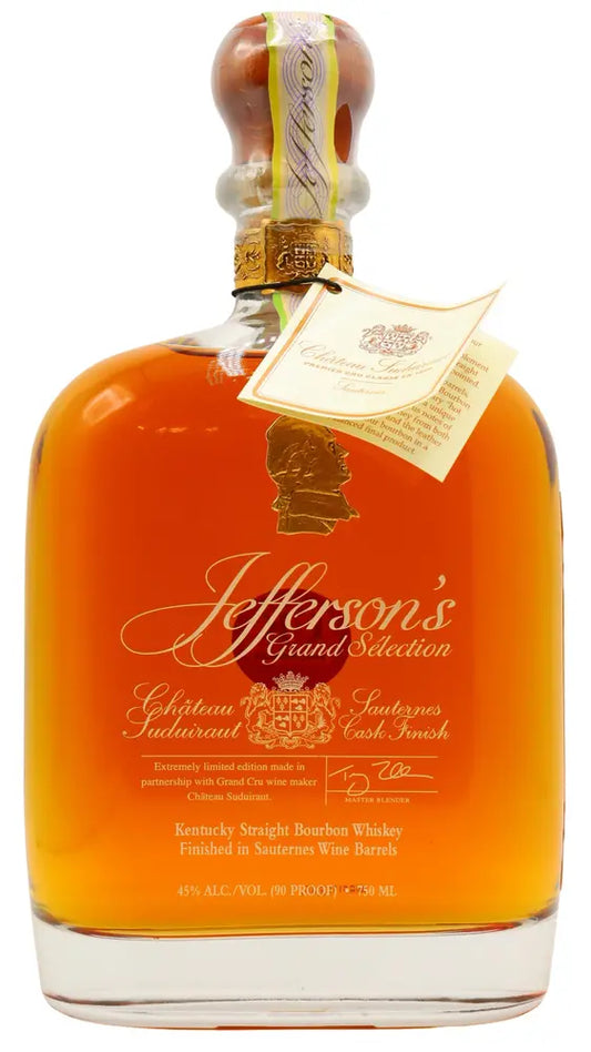 Jefferson's - Grand Selection - Chateau Suduiraut Bourbon Whiskey 75cl 45% ABV