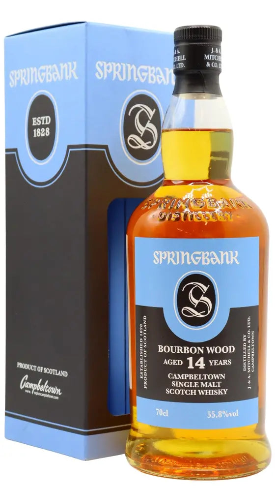 Springbank - 14 year old Bourbon Wood Campbeltown Single Malt Scotch 2002 Whisky 70cl 55.8% ABV