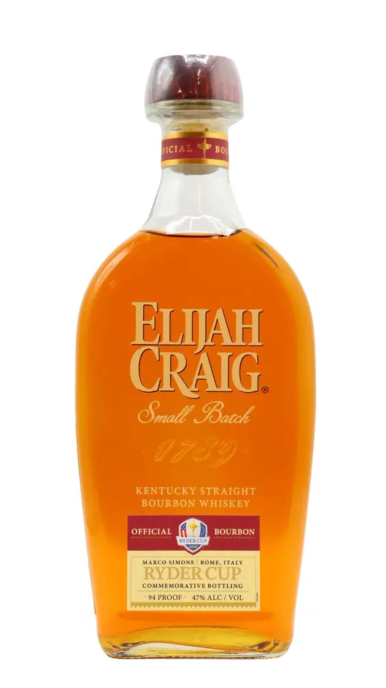 Elijah Craig - Ryder Cup 2023 Limited Edition Small Batch Kentucky Straight Bourbon Whiskey 70cl 47% ABV