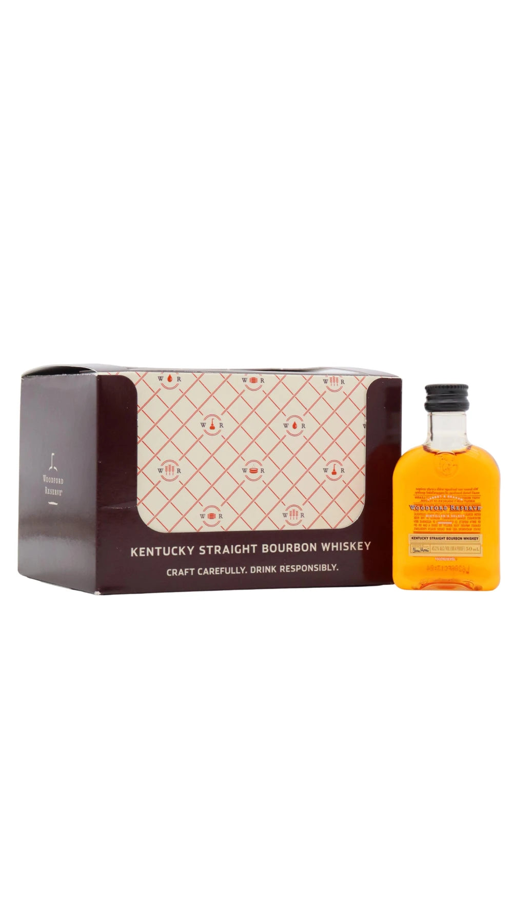 Woodford Reserve - Distiller's Select Kentucky Straight Bourbon Whiskey 5cl x 12 45.2% ABV Miniatures- (12 x 5cl)