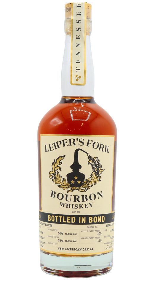 Leiper’s Fork - 4 year old Bottled In Bond Bourbon Whiskey 70cl 50% ABV