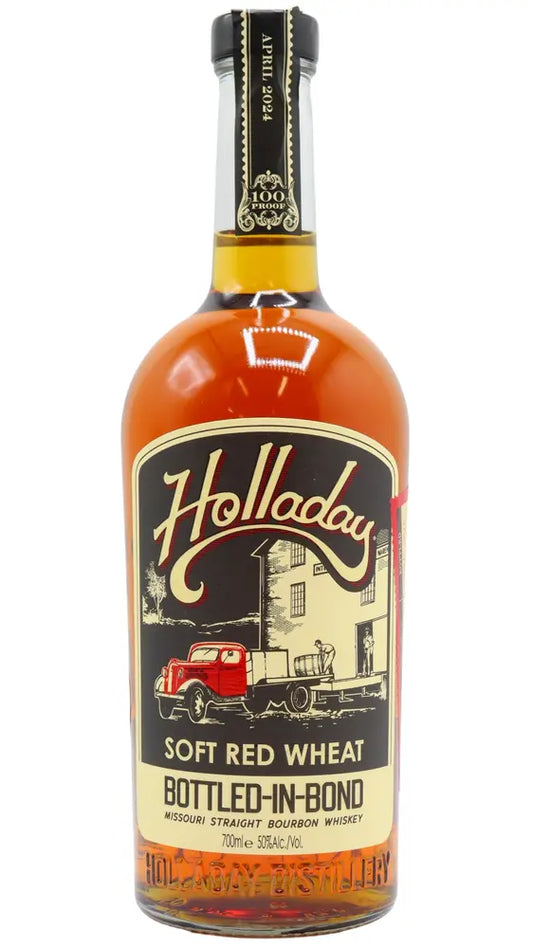 Ben Holladay - Soft Red Wheat Bottled In Bond Straight Bourbon Whiskey 70cl 50% ABV