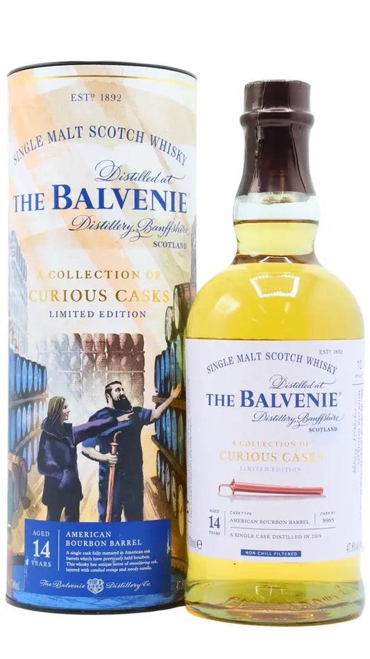 Balvenie - 14 year old Curious Casks - American Bourbon Barrel Single Malt Scotch Whisky 70cl 47.8% ABV