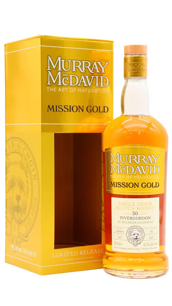 Invergordon - 50 year old Murray McDavid Mission Gold Series Single Bourbon Cask 1972 Whisky 70cl 43.7% ABV