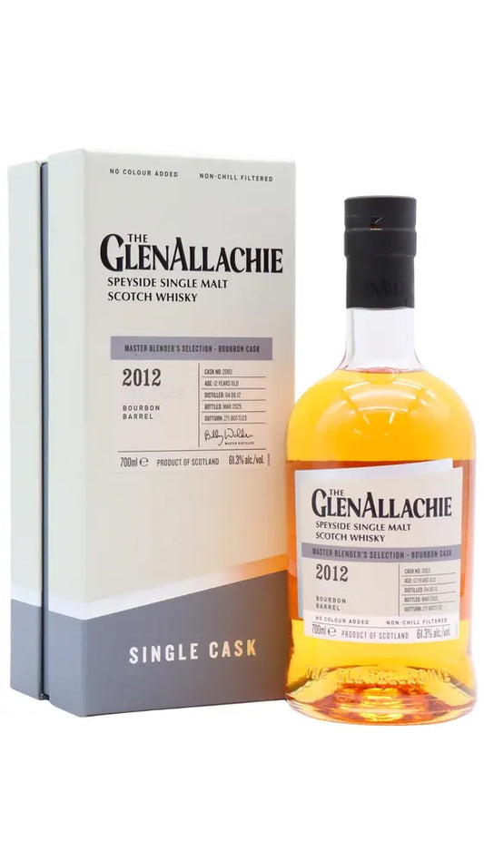 GlenAllachie - 12 year old Single Bourbon Cask #2083 2012 Whisky 70cl 61.3% ABV