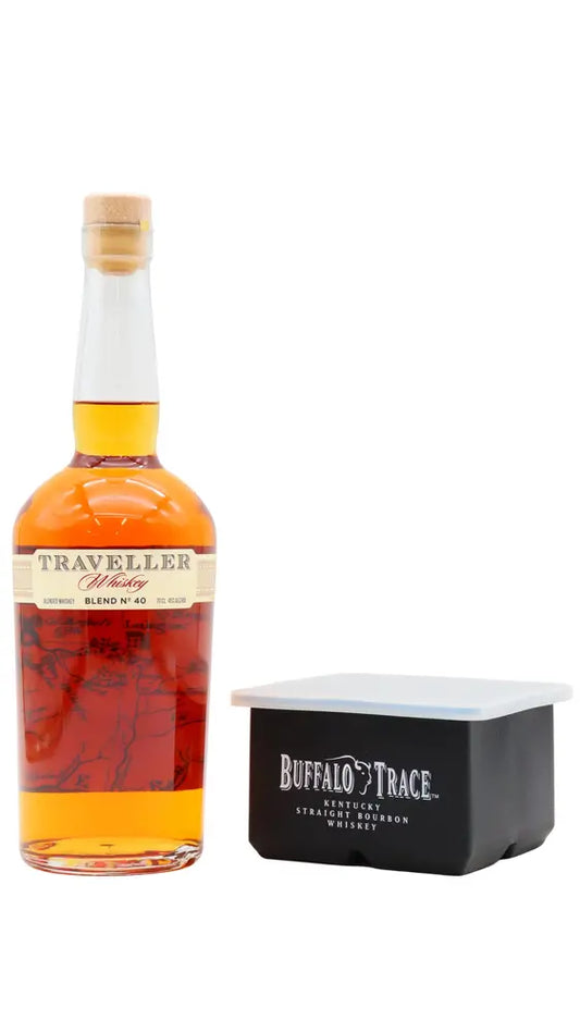 Buffalo Trace - Traveller Bourbon Whisky 70cl 45% ABV (Includes Ice Mould)