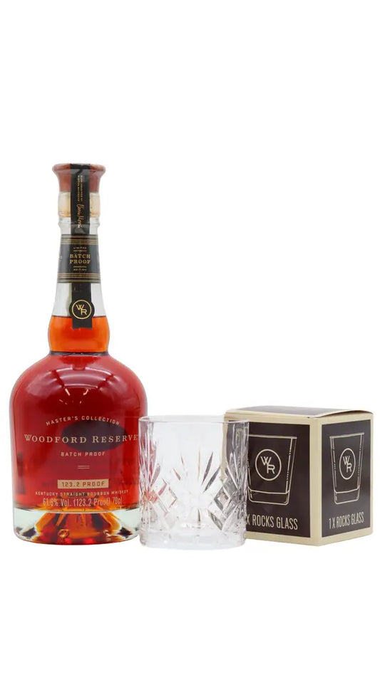 Woodford Reserve - Master's Collection 123.2 Batch Proof Kentucky Straight Bourbon Whiskey 70cl 61.6% ABV (Includes Branded Glass)