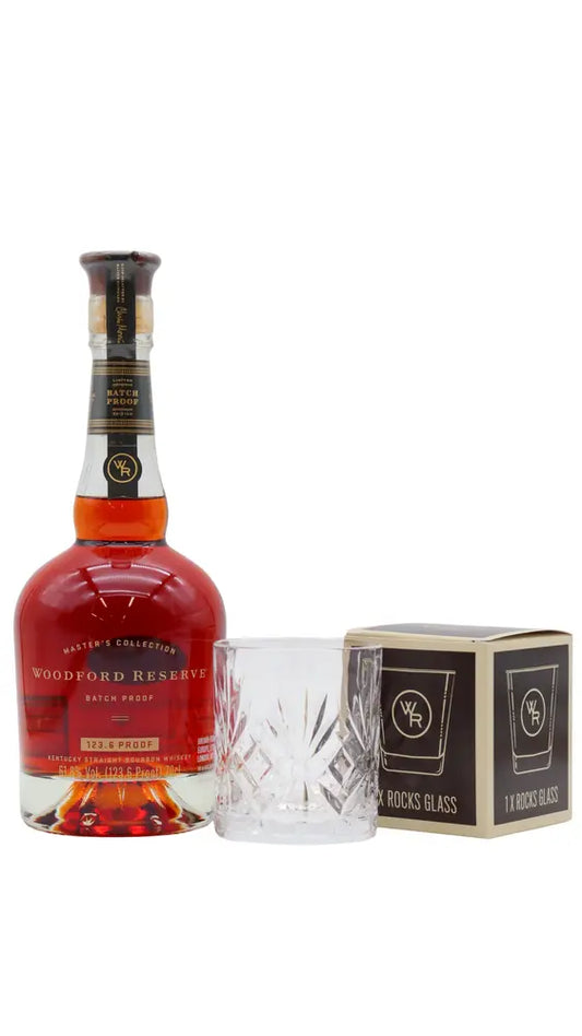 Woodford Reserve - Master's Collection 123.6 Batch Proof Kentucky Straight Bourbon Whiskey 70cl 61.8% ABV (Includes Branded Glass)