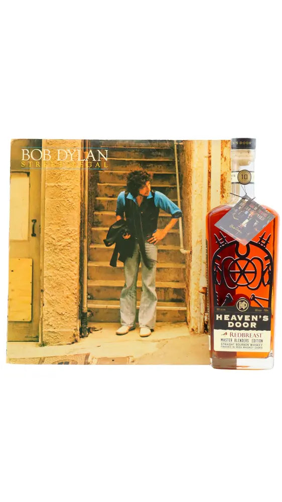 Heaven's Door - 10 year old Redbreast Finish Bourbon Whiskey 75cl 50% ABV (Bob Dylan)- (Includes Bob Dylan Street Legal Vinyl Album)