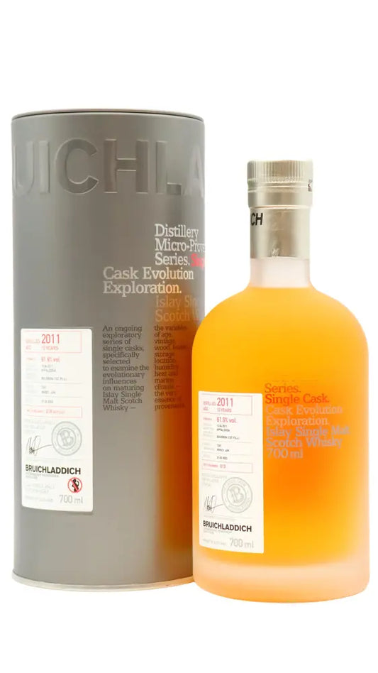 Bruichladdich - 10 year old Micro Provenance Single Bourbon Cask #1241 2011 Whisky 70cl 61.9% ABV