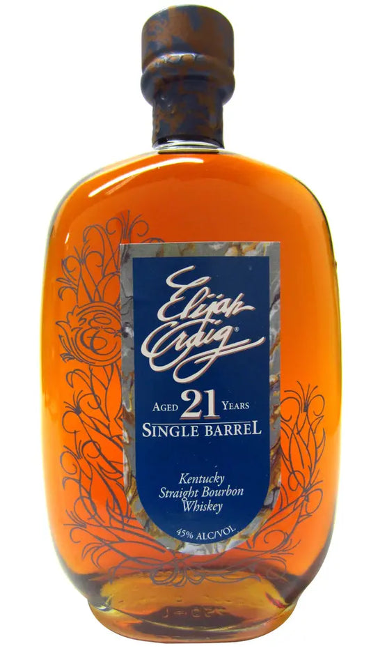 Elijah Craig - 21 year old Single Barrel Kentucky Straight Bourbon 1990 Whiskey 75cl 45% ABV