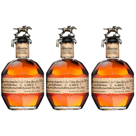 Blanton's Single Barrel Bourbon Whiskey-750 ML - 3 Pack