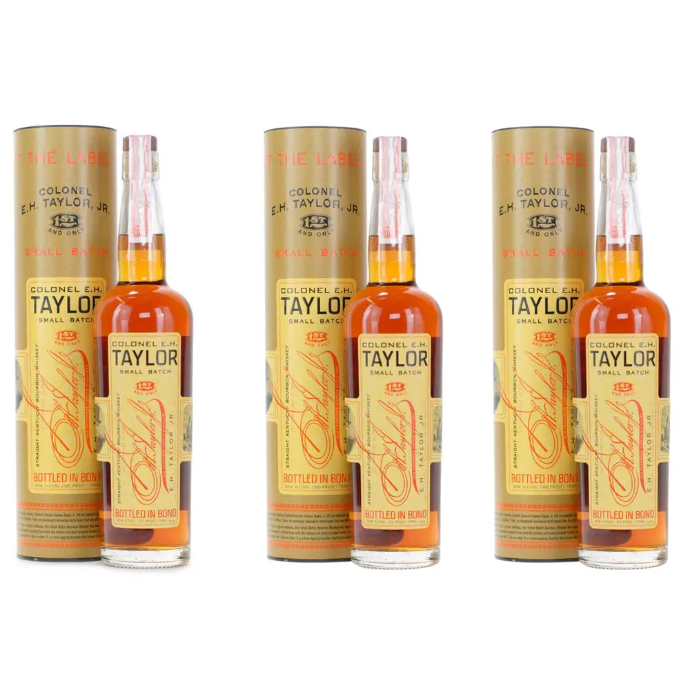 Colonel E.H. Taylor Small Batch Bourbon Whiskey-750 ML - 3 Pack