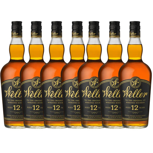 W.L. Weller Bourbon 12 Year Whiskey-750 ML - 6 Pack