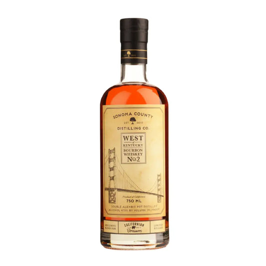 Sonoma Distilling Company Sonoma West Of Kentucky Bourbon Whiskey 750ml