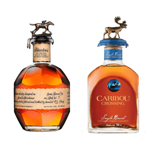 Blanton's Single Barrel Bourbon & Caribou Crossing Whiskey Single Barrel Combo