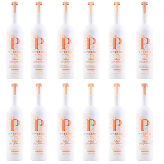 Penelope Bourbon Peach Old Fashioned – Ready to Pour Cocktail-750 ML - 12 Pack