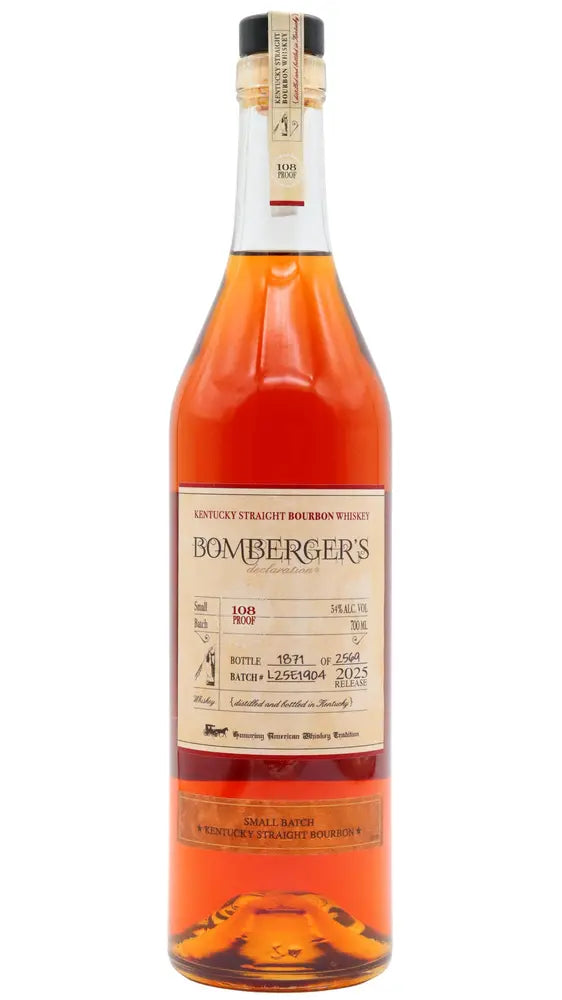 Michter's - Bomberger's Declaration 2025 Release Kentucky Straight Bourbon Whiskey 70cl 54% ABV0