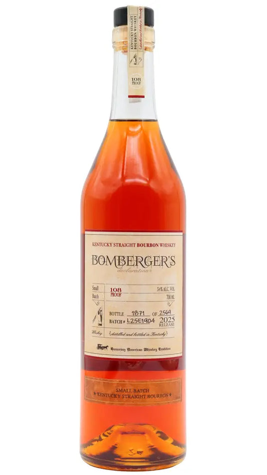 Michter's - Bomberger's Declaration 2025 Release Kentucky Straight Bourbon Whiskey 70cl 54% ABV0