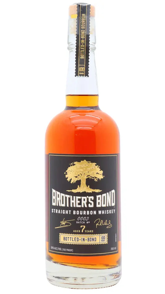 Brother's Bond - 7 year old 100 Proof Bottled-In-Bond Straight Bourbon Whiskey 70cl 50% ABV (Ian Somerhalder & Paul Wesley)