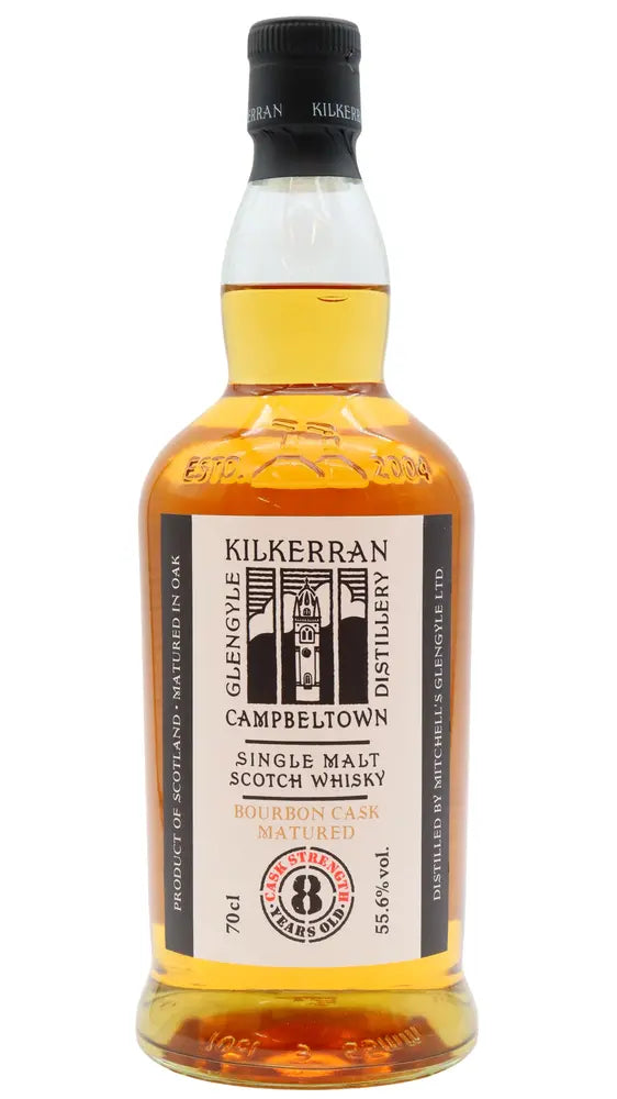 Kilkerran - 8 year old Cask Strength 2025 Release Bourbon Cask Matured Single Malt Scotch Whisky 70cl 55.6% ABV